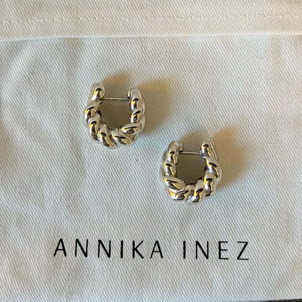 Annika Inez Large Twine Hoops